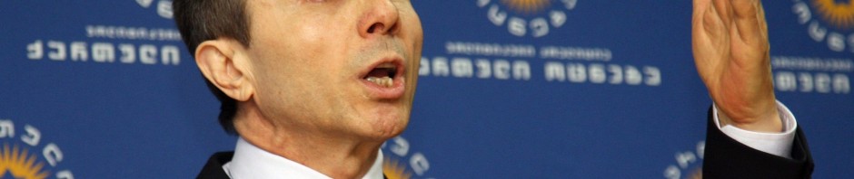 Georgian billionaire Bidzina Ivanishvili speaks to reporters