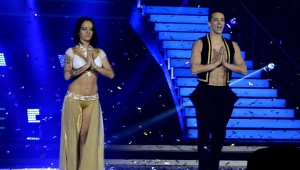 Alizée & Grégoire Lyonnet at Danse avec les stars Tournée in