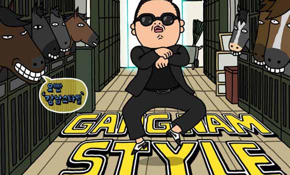 Un flashmob avec Psy à Paris