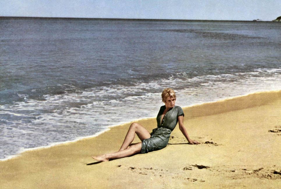 La plage de Pampelonne (Saint-Tropez) dans "Et Dieu créa la femme"