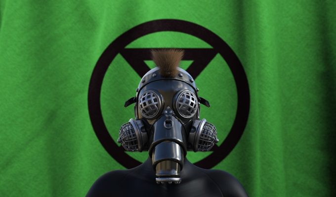 grand paris extinction rebellion bloque beton - Métropolitaine