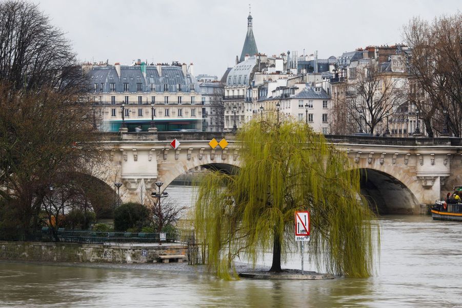 crue-seine-pic-2020 - Métropolitaine